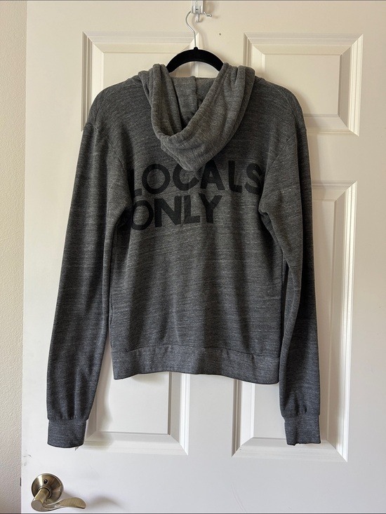 Aviator Nation Tops - Aviator Nation Gray Locals Only Zip Up Hoodie XS